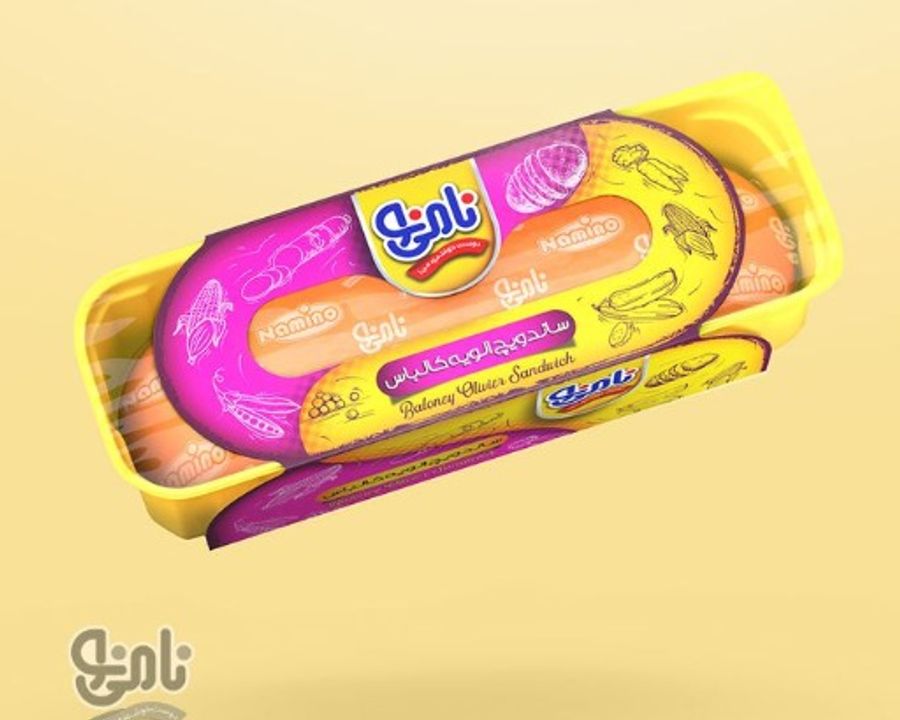 ساندویچ باگت الویه کالباس
